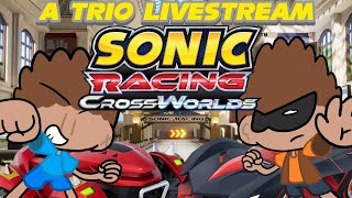 LETS CROSS SOME WORLDS!!! - Sonic Racing: CrossWorlds - A Trio Livestream
With Sonic Racing: CrossWorlds Digital Deluxe already out, Jeremy and Nate go on the Online Racetrack and show everything what theyre made of!! (Sonic Heroes reference, h a r)
#sonicracingcrossworlds #sonicracing #sonicthehedgehog #sonic #sonicandsegaallstarsracing LETS CROSS SOME WORLDS!!! - Sonic Racing: CrossWorlds - A Trio Livestream