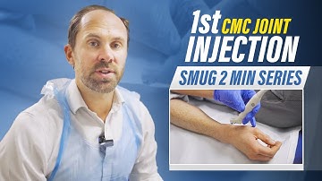 1st CMC  joint injection - MSKUS - Ultrasound guided 1st CMC  joint injection - 2 minute series