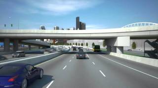 Highway 99 Alaskan Way tunnel simulation