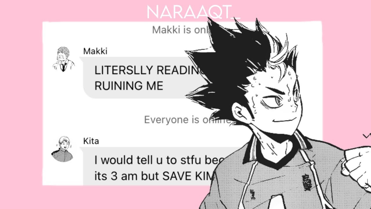 Haikyuu texts | Haikyuu x TWICE | DOUGHNUT | Naraaqt_