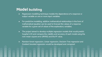 Business Intelligence Predictive modeling for Predicting patient LOS using KNIME