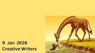 9 Jan 2k26 poem  there is nothing wrong if you bend to lift someone up  Creative Writers ‎@brinda