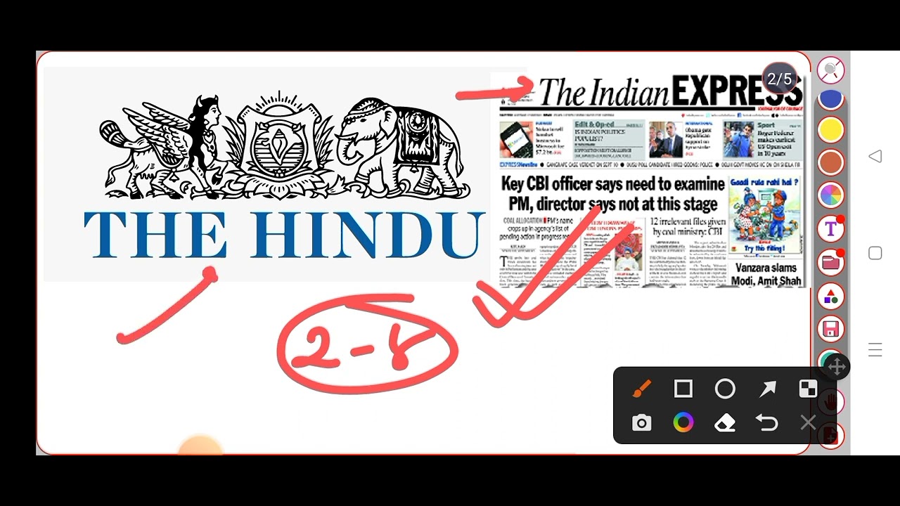Which newspaper is best for UPSC CSE | The Hindu, The Indian Express ...