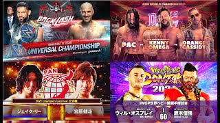 Celebrity Top 25 WWE, NXT, NJPW, AEW, NOAH, AJPW, Stardom & Impact Wrestling Matches of May 2021 Net Worth