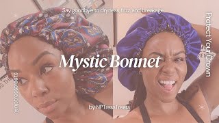 NPTressTreats TV | ✨ Protect your crown in style with the Mystic Print Bonnet! ✨ screenshot 5