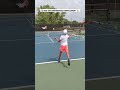 Always impressive to watch Teodor Davidov, a 12-year-old ambidextrous tennis player, training !