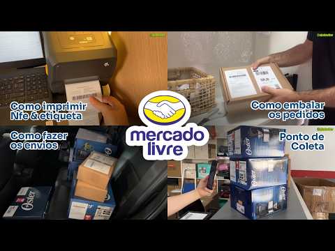 Vendi no Mercado Livre, e agora? Embalagem, Etiquetas, Envio