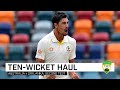 Starc finds form with 10-wicket haul