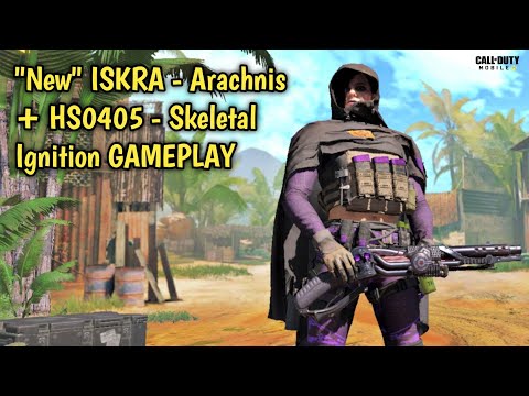 *NEW* ISKARA - Arachnis + HS0405 - Skeletal Ignition GAMEPLAY 😍 // Call of Duty Mobile Season 9 ❤️