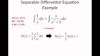 Separable Differential Equations Tutorial Wealth