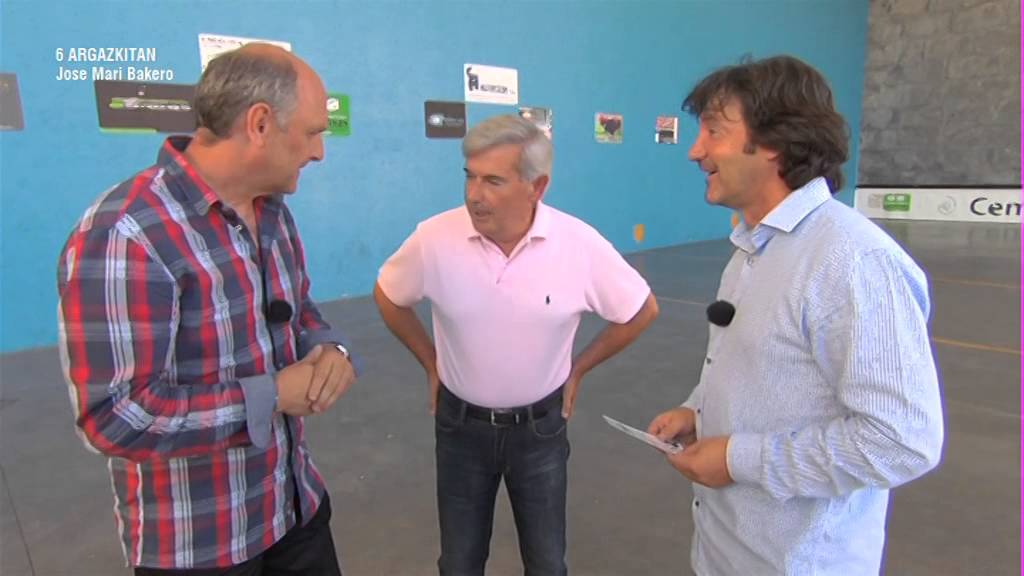 Jose Mari Bakero pilotari trebea izan zen txikitan
