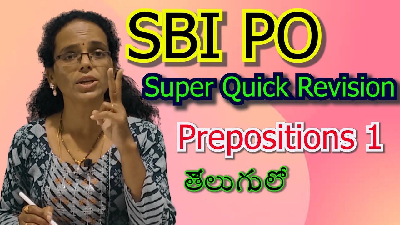 Prepositions Basics
