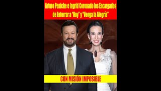 Arturo Peniche e Ingrid Coronado los Encargados de Enterrar a “Hoy” y “Venga la Alegría”