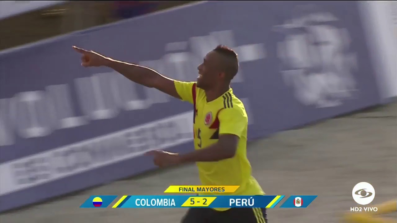 Resumen Colombia vs Perú - Suramericano de Fútbol Playa (Mayores) 2018 | Gol Caracol futbol playa veteranos
