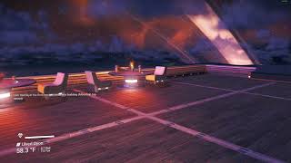 No mans sky mountain top chill spot