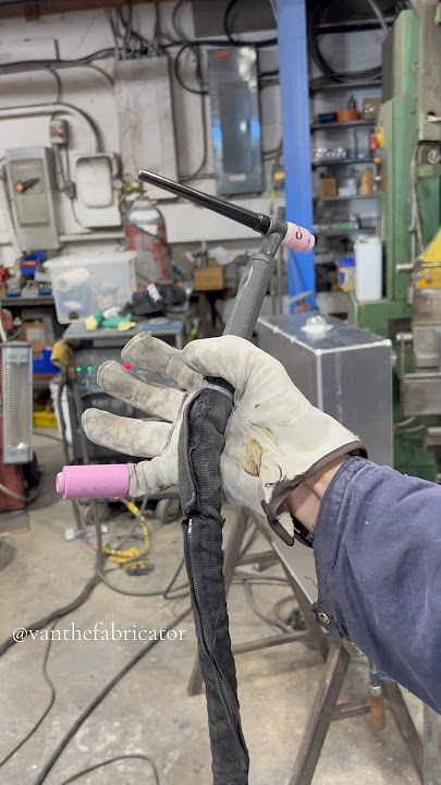 A budget #TIG finger #welding #tipsandtricks #weld #hack