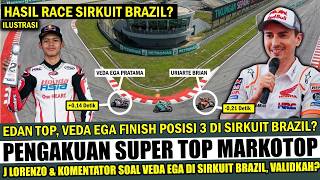EDAN VEDA EGA FINISHED 3RD POSITION❓JORGE LORENZO ADMITS VEDA EGA RACE MOTO 3 BRAZIL ~ IS IT TRUE?