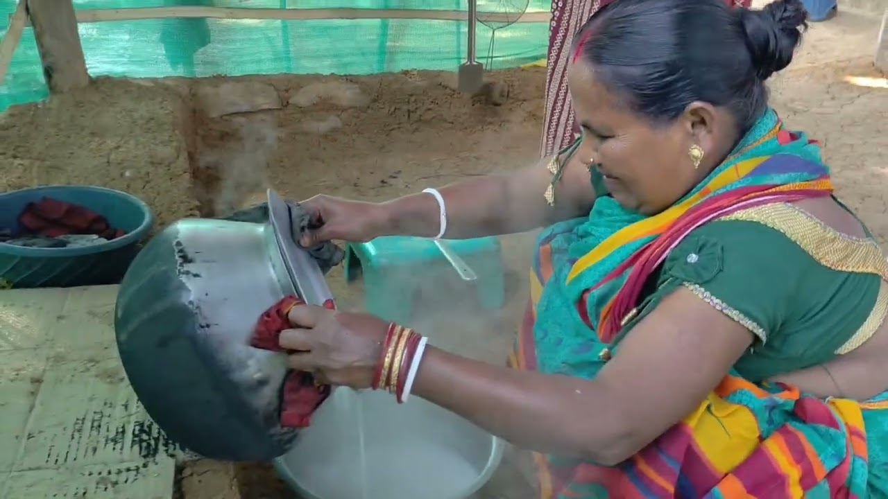 Haw to make our own mod  kitchen ?🛖simple village Life with cooking vlog 