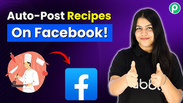Automatically Write & Share Recipes on Facebook with AI