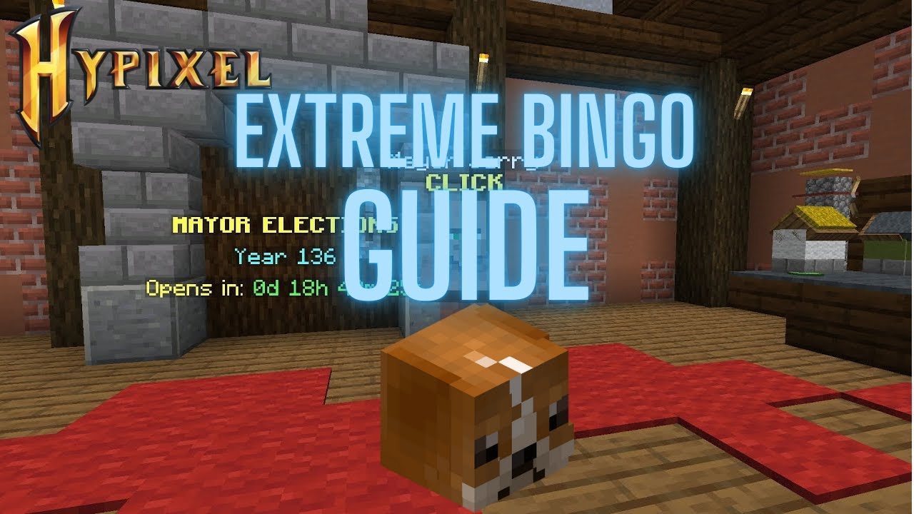 EXTREME BINGO GUIDE August 2023 (Hypixel Skyblock) YouTube