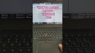How to open Lenovo Thinkpad Bios settings  💻🛠️ #laptoprepair #lenovothinkpad #lenovo