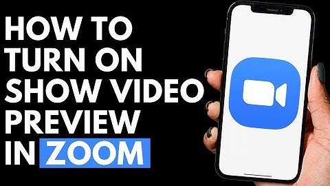 How To Turn On Show Video Preview on Zoom in Android Mobile | Zoom Tutorial