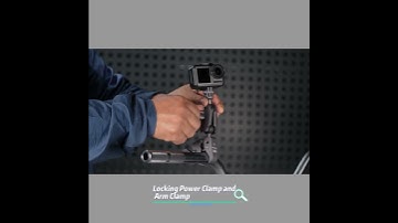 FANAUE CC-04 Strong Rod Clamp with DA-60 Double Socket Arm and GB-01 Action Camera Mount Interface