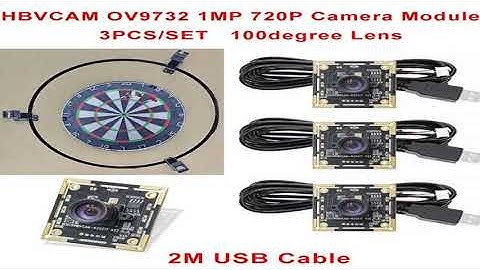 OV9732 1MP 1280x720 100degree USB Camera Module For Autodarts Scoring System and ATM Machi