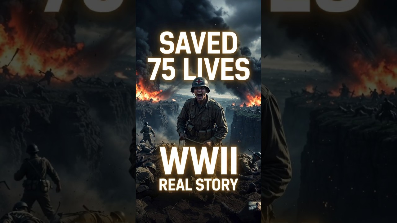 He Saved 75 Lives Without a Gun | WWII Real Hero | 