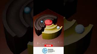 Dual Ball moving opposite Blender Animation #blendergameengine #blender #loop