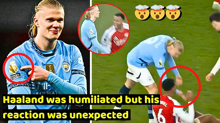 Gabriel Magalhães humiliates Haaland But He shows his champion badge in Arsenal Vs Manchester City