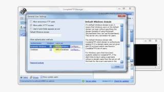 Windows users in CompleteFTP
