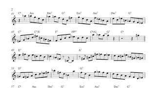 Whos Got Rhythm Gerry Mulligan Solo - Bb Transcription