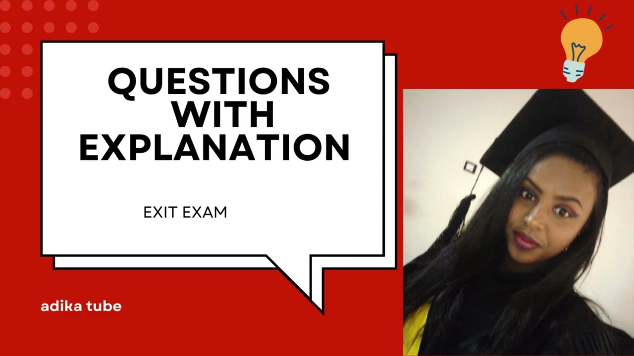 Data communication & computer network questions and explanation for the exits exam part 2