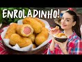 Enroladinho de salsicha fcil frito  receita de festa junina  cozinha do bom gosto  gabi rossi