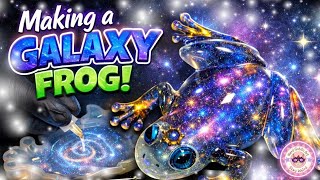 Galaxy Frog Resin Pour - Start to Finish