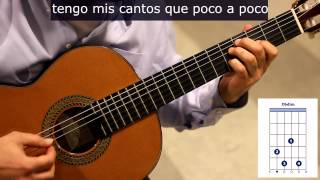 Video thumbnail of "Como tocar "Pequeña serenata diurna" de Silvio Rodríguez"