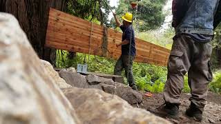 San jose creek stringer installation timelapse 2