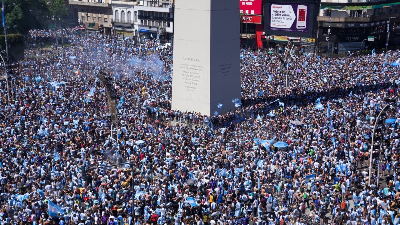 Argentina celebrates FIFA World Cup victory