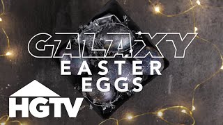 DIY Galaxy Easter Eggs | HGTV