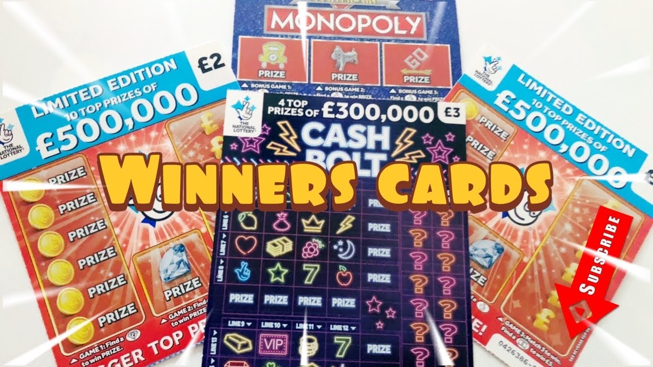 ⭐️⭐️WINNERS CARDS⭐️⭐️ scratch cards UK YouTube