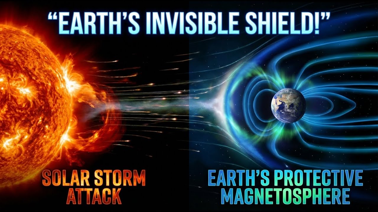🧲 Невидимый щит Земли — сила, защищающая всё живое! | Удивительная наука – PXB