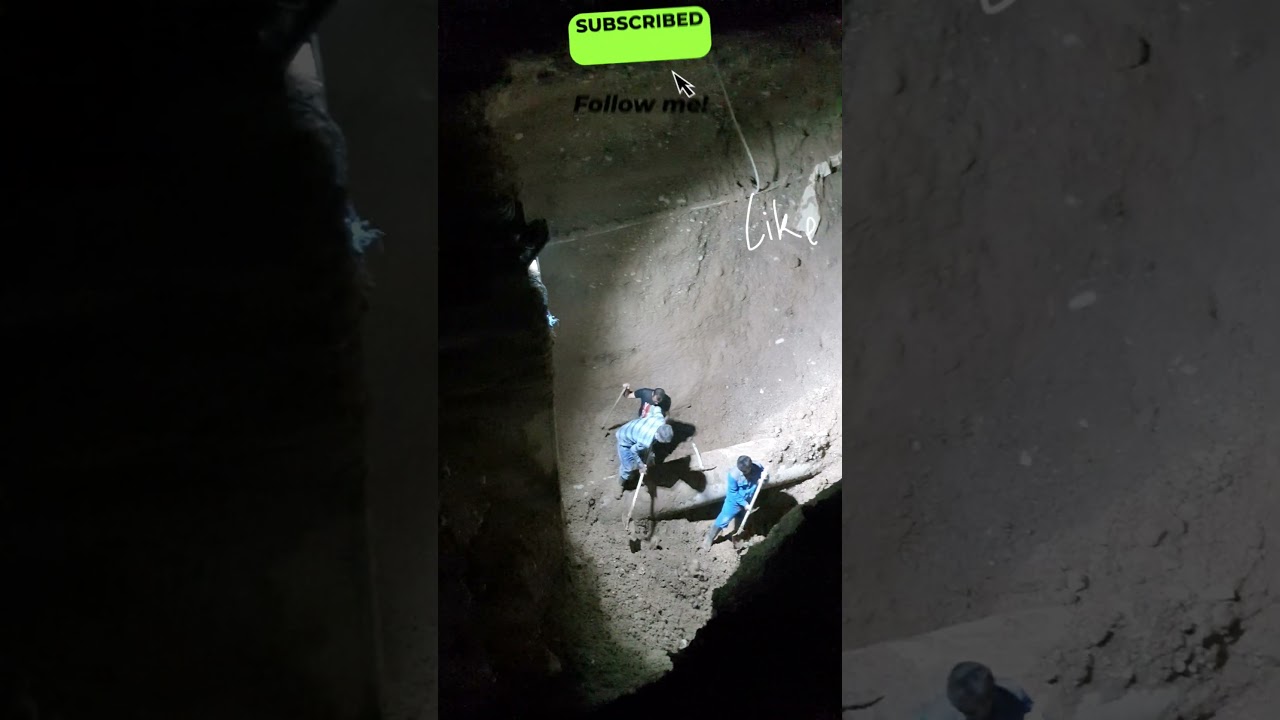 Night Watchmen of Water: Excavating and Repairing the 700mm Line in Darkness. 