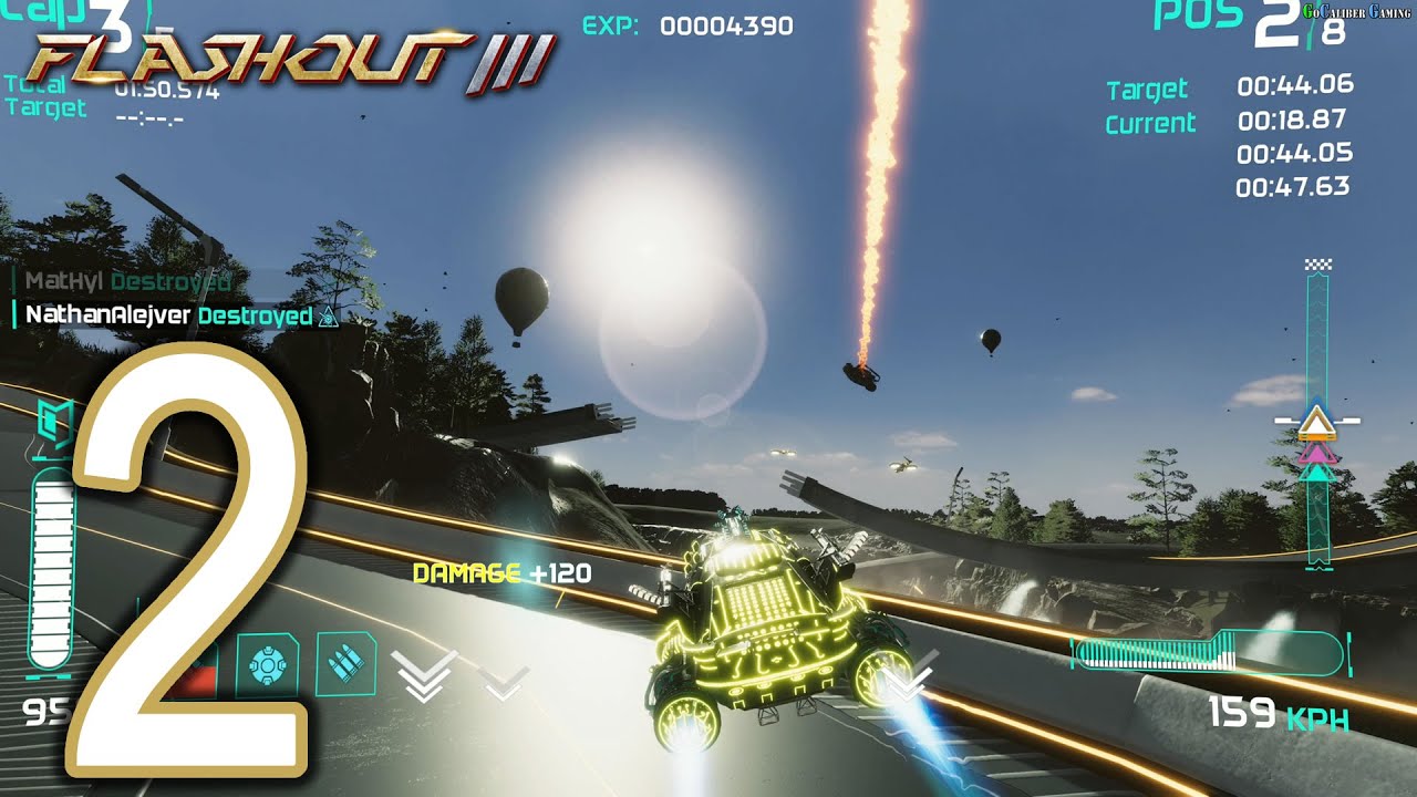 Flashout 3 PC 4K Gameplay - Part 2 - Campaign: Golden Series