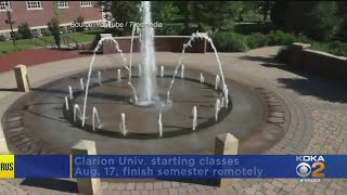 Clarion University Announces Fall Semester Plans