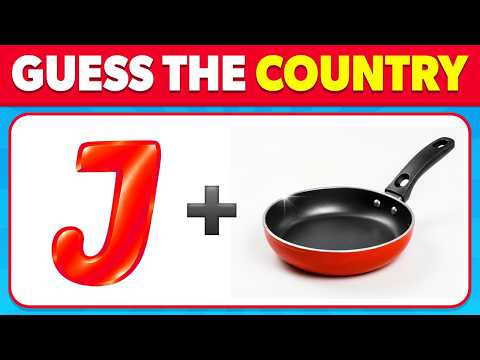 Guess the COUNTRY by Emoji? | Emoji Puzzles | Quiz Blitz