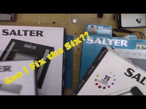Electronic Digital Kitchen and Bathroom Scales repair fixing Salter John Lewis display and sensor