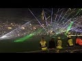 BVB komplette Lasershow des Abschiedsspiel von Roman Weidenfeller  07.09.2018