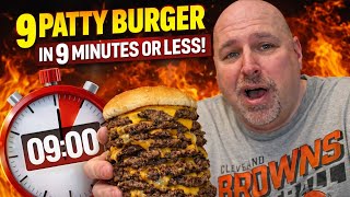 I Tried The 9 Patty Burger Challenge