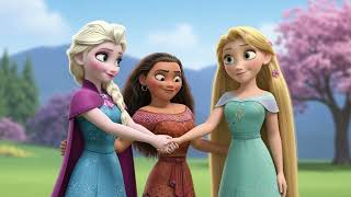 Elsa’s Ice Ribbon Slide | Fun Kids Song & Winter Dance Adventure ❄️🎀